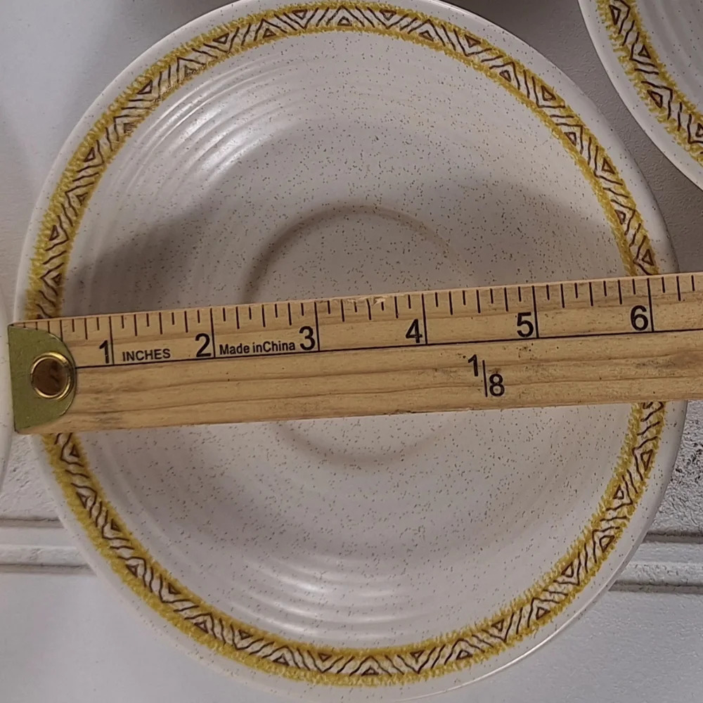 Lot of 5 Franciscan Hacienda Gold 6 1/2" Earthenware Bread / Dessert Plates  USA - Picture 7 of 9